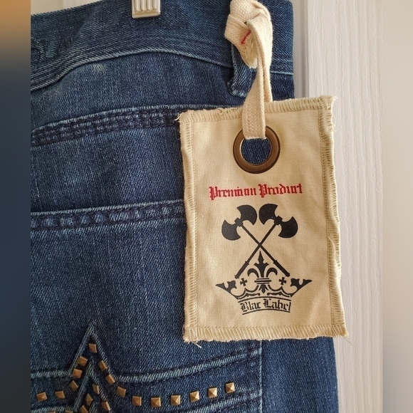 NWT Boot cut black label men's premium jeans size 40 - Picture 7 of 10